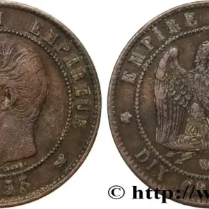 Dix centimes Napoléon III, tête nue 1853 Lille F.133/10 fmd_591539 Modernes Nouvel Arrivage