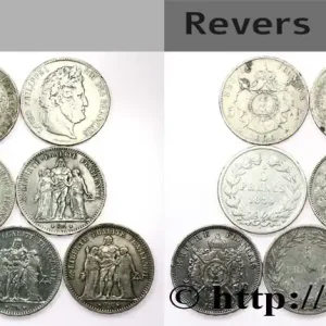 Affaire À Saisir Lot de dix écus de 5 francs n.d. F.-/ fmd_677155 Modernes