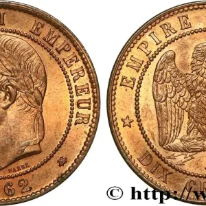 Prix Bas Dix centimes Napoléon III, tête laurée 1862 Paris F.134/7 fmd_623657 Modernes
