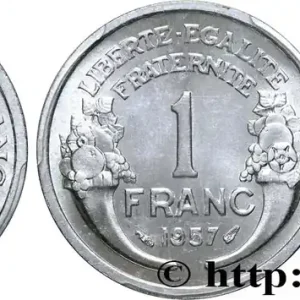 1 franc Morlon, légère 1957 F.221/19 fmd_637180 Modernes Expédié Aujourd’hui