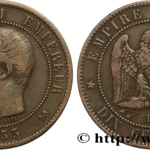 Dix centimes Napoléon III, tête nue 1853 Rouen F.133/3 fmd_597399 Modernes Bon Plan
