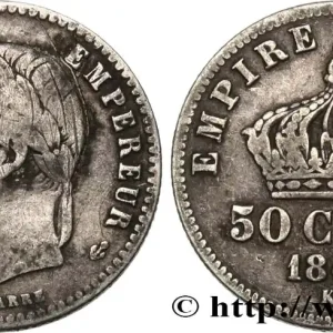 50 centimes Napoléon III, tête laurée 1864 Bordeaux F.188/4 fmd_590307 Modernes Nouvel Arrivage