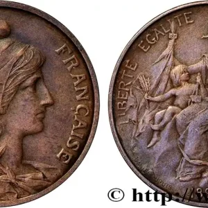 Essai de 10 centimes Daniel-Dupuis en bronze, flan mat 1898 Paris F.136/3 fmd_626360 Modernes Original