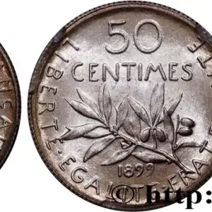 Livraison Mondiale 50 centimes Semeuse 1899 F.190/5 fmd_937159 Modernes