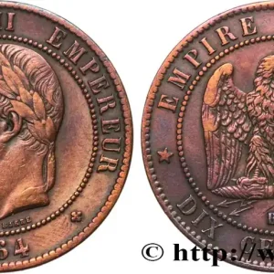 Produit De Marque Dix centimes Napoléon III, tête laurée 1864 Strasbourg F.134/14 fmd_593439 Modernes