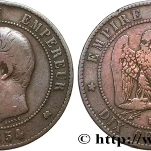Dix centimes Napoléon III, tête nue 1854 Bordeaux F.133/16 fmd_597600 Modernes En Vogue