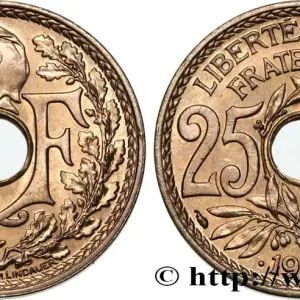 25 centimes Lindauer, Maillechort 1939 F.172/3 fmd_501143 Modernes Paiement Sécurisé