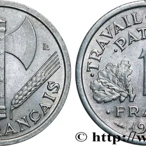 1 franc Francisque, légère 1944 Beaumont-Le-Roger F.223/6 fmd_585354 Modernes Usine Directe