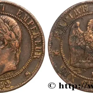 Dix centimes Napoléon III, tête laurée 1862 Paris F.134/7 fmd_590999 Modernes Premium