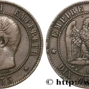 Dix centimes Napoléon III, tête nue 1853 Strasbourg F.133/4 fmd_591268 Modernes Achat Immédiat