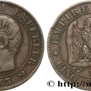 Cinq centimes Napoléon III, tête nue 1853 Rouen F.116/2 fmd_595318 Modernes Livraison Express