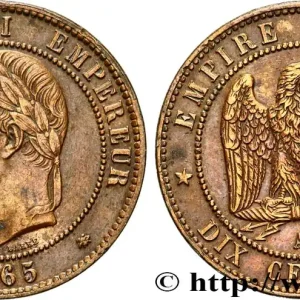Dix centimes Napoléon III, tête laurée 1865 Paris F.134/16 fmd_599096 Modernes Seulement Aujourd’hui