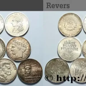 Garantie Incluse Lot de 10 pièces de 100 francs commémoratives - - F.-/ fmd_605771 Modernes