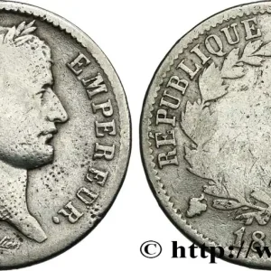 Solde 1 franc Napoléon Ier tête laurée, République française 1808 Perpignan F.204/12 fmd_617219 Modernes