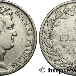 5 francs type Tiolier avec le I, tranche en creux 1831 Lille F.315/27 fmd_617869 Modernes Livraison Mondiale