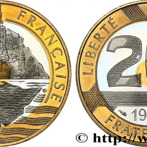 20 francs Mont Saint-Michel, BE (Belle Épreuve) 1997 Pessac F.403/13 var. fmd_620297 Modernes Livraison Gratuite