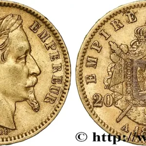 20 francs or Napoléon III, tête laurée, grand A 1862 Paris F.532/4 fmd_620684 Modernes Prix Réduit