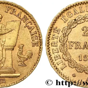 20 francs or Génie, IIIe République 1876 Paris F.533/4 fmd_620703 Modernes Livraison Gratuite