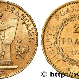 Paiement Sécurisé 20 francs or Génie, Troisième République 1892 Paris F.533/16 fmd_620711 Modernes