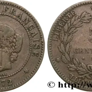 5 centimes Cérès 1872 Bordeaux F.118/6 fmd_591706 Modernes Offre Spéciale