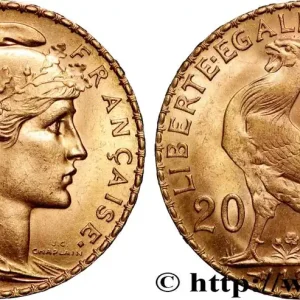 Bon Plan 20 francs or Coq, Liberté Égalité Fraternité 1913 Paris F.535/7 fmd_983293 Modernes