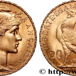 20 francs or Coq, Liberté Égalité Fraternité 1908 Paris F.535/2 fmd_983237 Modernes Paiement Sécurisé