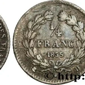 Vente Directe 1/4 franc Louis-Philippe 1835 Lyon F.166/52 fmd_575486 Modernes
