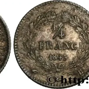1/4 franc Louis-Philippe 1845 Rouen F.166/103 fmd_575524 Modernes Meilleur Prix