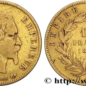 Prix Choc 10 francs or Napoléon III, tête nue 1856 Paris F.506/3 fmd_620633 Modernes