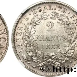 2 francs Cérès, avec légende 1888 Paris F.265/14 fmd_617693 Modernes Offre Spéciale
