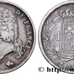 Jusqu’à Épuisement Des Stocks 1 franc Louis XVIII 1824 Paris F.206/55 fmd_617683 Modernes