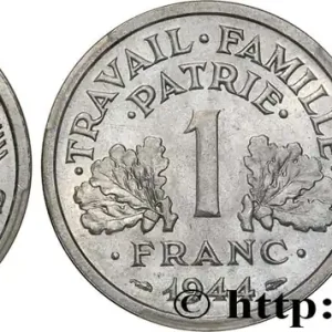 Top Qualité 1 franc Francisque, légère 1944 F.223/5 fmd_616851 Modernes