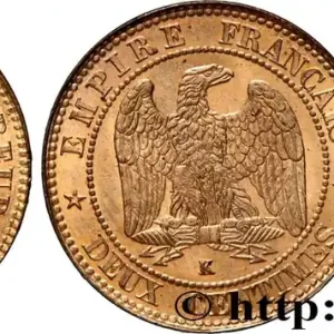 Deux centimes Napoléon III, tête nue 1856 Bordeaux F.107/41 fmd_604060 Modernes Prix Bas