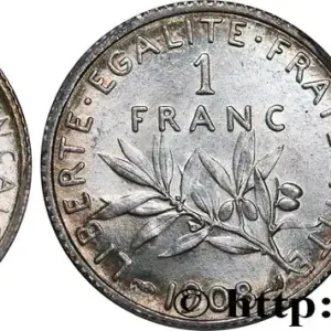 1 franc Semeuse 1908 Paris F.217/13 fmd_578387 Modernes Pas Cher