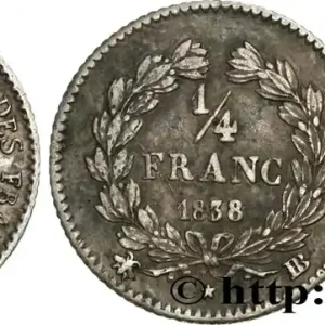 1/4 franc Louis-Philippe 1838 Strasbourg F.166/71 fmd_575501 Modernes Prix Choc