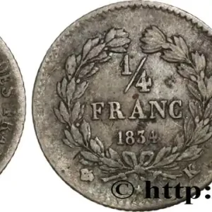 1/4 franc Louis-Philippe 1834 Bordeaux F.166/43 fmd_575483 Modernes Jusqu’à Épuisement Des Stocks