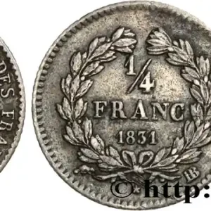 1/4 franc Louis-Philippe 1831 Strasbourg F.166/3 fmd_575453 Modernes Achetez Aujourd’hui