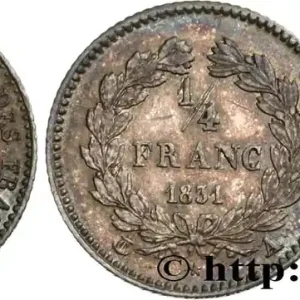 1/4 franc Louis-Philippe 1831 Paris F.166/1 fmd_575452 Modernes Offre Exclusive