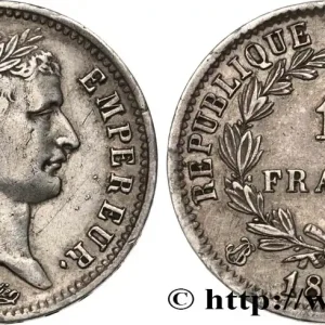 Offre Limitée 1 franc Napoléon Ier tête laurée, République française 1808 La Rochelle F.204/6 fmd_560697 Modernes