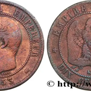 Super Prix Dix centimes Napoléon III, tête nue 1853 Bordeaux F.133/7 fmd_587787 Modernes