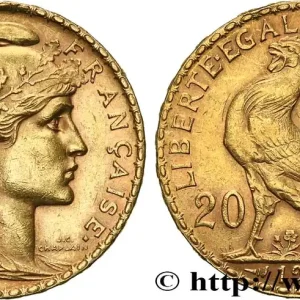 20 francs or Coq, Liberté Égalité Fraternité 1911 Paris F.535/5 fmd_624408 Modernes Super Prix