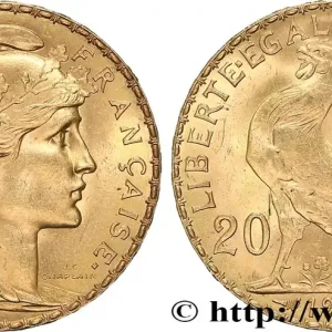 20 francs or Coq, Liberté Égalité Fraternité 1912 Paris F.535/6 fmd_628312 Modernes Populaire