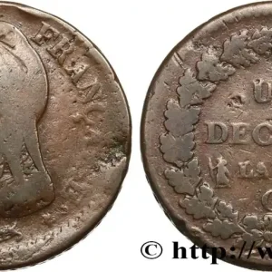 Un décime Dupré, grand module 1801 Genève F.129/75 fmd_584594 Modernes Populaire