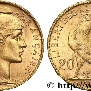 Commander Vite 20 francs or Coq, Liberté Égalité Fraternité 1911 Paris F.535/5 fmd_624407 Modernes