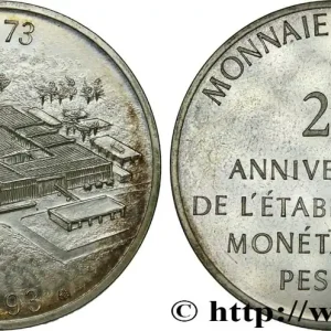 Haute Qualité Module de 100 francs - 20e anniversaire de l’établissement monétaire de Pessac 1993 Paris GEM.243 1 fmd_482530 Modernes