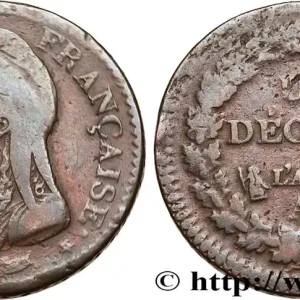 Acheter Direct Un décime Dupré, grand module 1800 Metz F.129/54 fmd_583571 Modernes