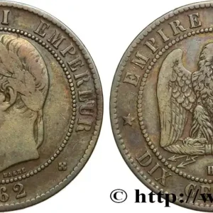 Dix centimes Napoléon III, tête laurée 1862 Strasbourg F.134/8 fmd_586643 Modernes Livraison Express