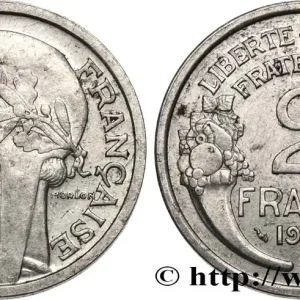 Meilleure Qualité 2 francs Morlon, aluminium 1944 F.269/4 fmd_587339 Modernes