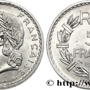 Prix Promo 5 francs Lavrillier, aluminium 1950 F.339/20 fmd_589328 Modernes