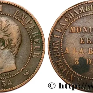 Module de dix centimes, Monument érigé à la Bourse de Lille le 3 décembre 1854 1854 Lille VG.3403 fmd_672002 Modernes Achetez Aujourd’hui